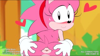 Amy Rose x Sonic Mania Hentai