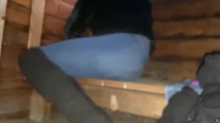 Sissy having fun outside