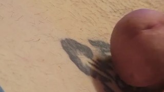 Rubbing my dick