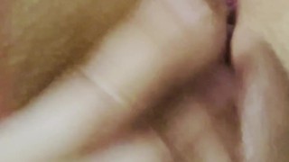 Latina masturbates