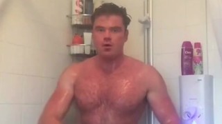 Straight Guy Wanking His Big Fat Cock