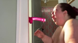Request to deepthroat a dildo for 10 seconds bbw ssbbw
