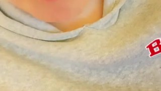 Pale BBW eating Fried chicken ASMR mouth POV 