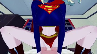 Supergirl getting POV fucked doggystyle, fill her pussy with cum.