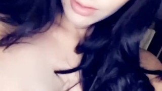 Playing with my soft nipples 