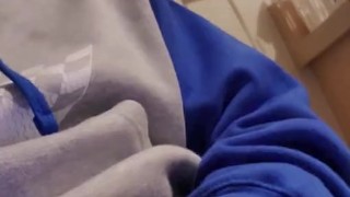 AT stepsister'S HOUSE STROKING MY COCK