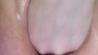 Milf fisting her tight white juicy pussy making it explode with squirting 