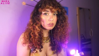 Maria Alive - TONGUE FETISH - Strawberries and cream