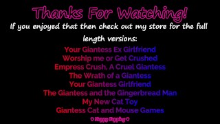Compilation: Giantess role play
