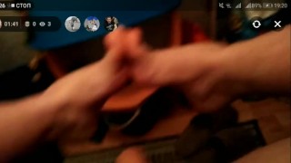 Артем сам себе лижет ноги дрочит ногами сам себе на трансляции self suck autofellatio self footjob