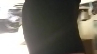 Thong Bodysuit butt plug inside 