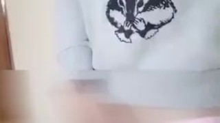 Crossdresser sissy solo play