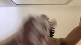 EPIC CUMSHOT ON MIRROR