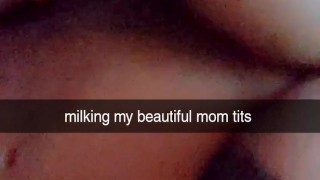 Milking My Sexy Mom Tits