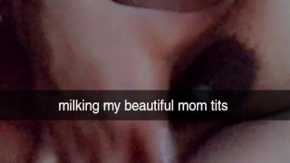 Milking My Sexy Mom Tits
