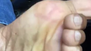 Your tongue on my office soles