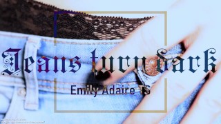 jeans turn dark - trailer - pants wetting - Emily Adaire TS water sports fetish golden shower