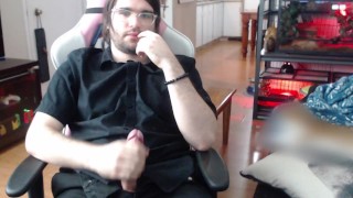 caught jerking off on webcam!