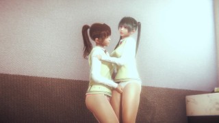 school girl fingering her friend in class room