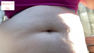 just a bit of sweat on the belly 10 - glimpseofme