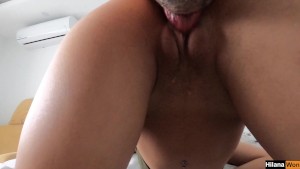 My Daddy Makes My Pussy so Wet | I Let My Daddy Lick All My Holes, He Made Me Cum 60fps| Hilana Won 