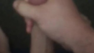 Stroking my cock 