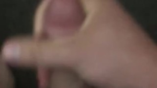 Stroking my cock 