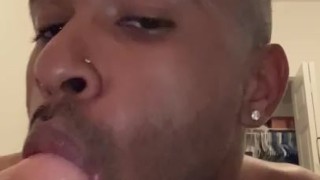 Dildo blowjob