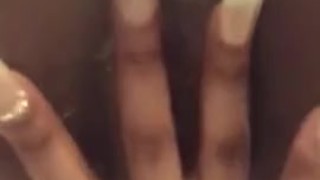 Teen touching wet lonely pussy