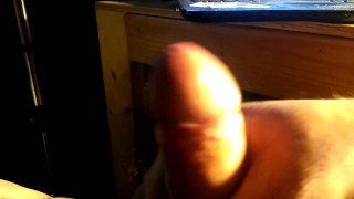 Fat guy jacking off