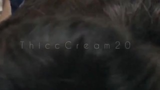Quietly Sucking Bf’s Dick While Parents Are Nearby
