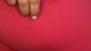 Sexy thick PAWG in bike shorts teasing, bouncing and jiggling beautiful round ass for the camera
