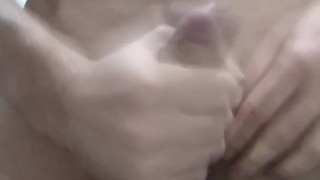 Amateur jerking and cumming 