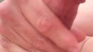Love stroking my hard cock cause it feels so good 
