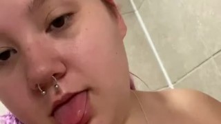 Bella bunny buns solo rides thick bad dragon dildo