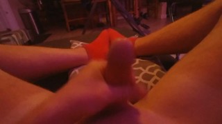 Super horny jerking it