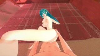 Natsumi gets fucked from your POV - Date a Live Hentai.