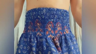 Playing with my Cock and Bulge in thin Pants