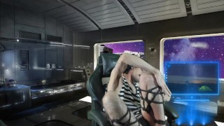 Self tie rope play Shibari in space futomomo