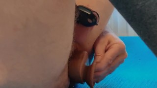 Gay dildo fuck until squirting