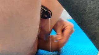 Gay dildo fuck until squirting