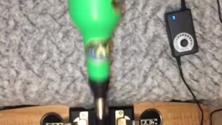 Alone with our HISMITH Sex Machine, moaning loud, intense pleasure, rapid fucking & cumshot I tasted