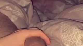 Horny twink showing his hard cock and teasing with precum | check out Onlyfans for more 