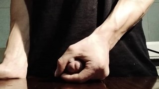 Humping my kitchen counter until i cum all over it! (Hands Free / cumshot)