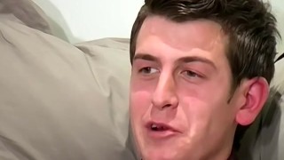 Cute amateur Zach shows off his body before a hot jerk off