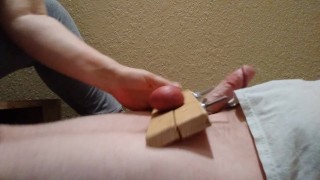 Friday ballbusting part 3. Punching as hard as she can