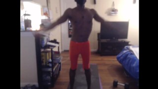 My first workout....