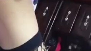  boy wears thongs and masturbates
