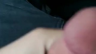 Horny guy jerks off in an Uber again!