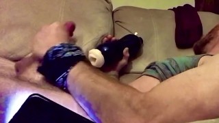 Body spasming and moaning while blowing load 